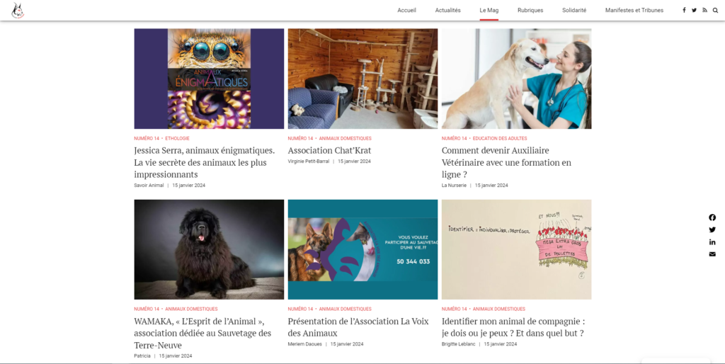 savoir animal magazine